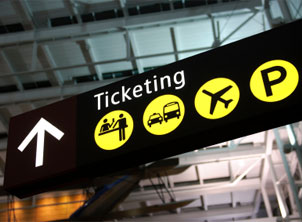 Airport Directional Sign